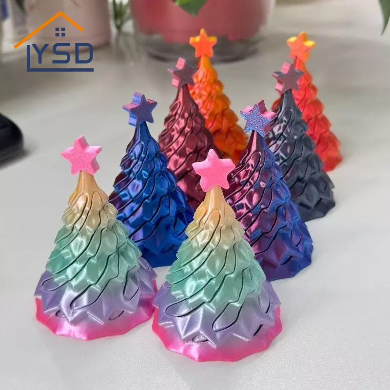 Empuje de árbol de Navidad impreso en 3D