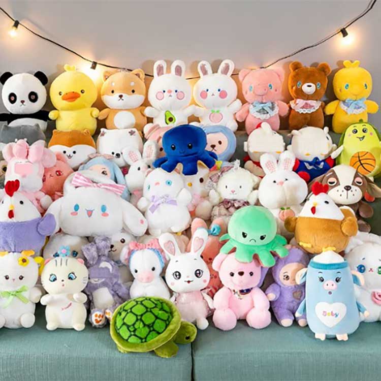 Peluches de 7 pulgadas