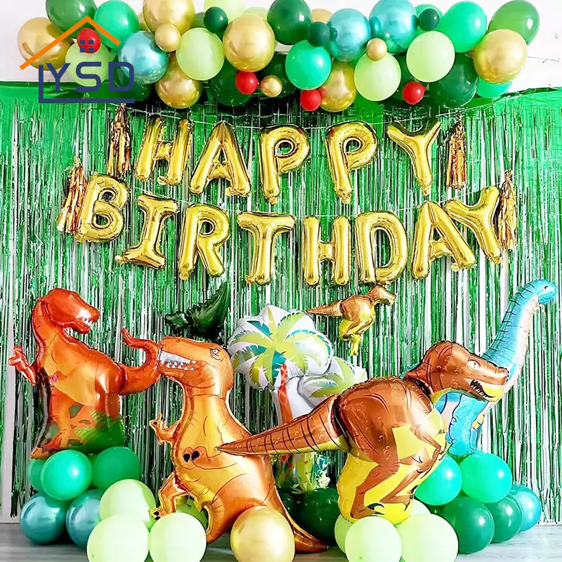 Juego de dinosaurios globos