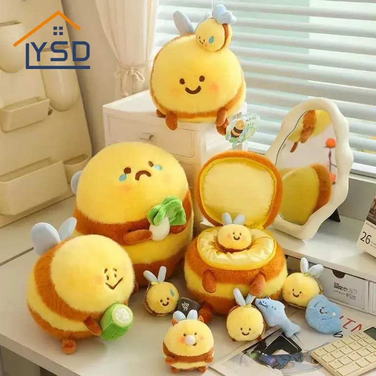 Juguete de peluche de abeja