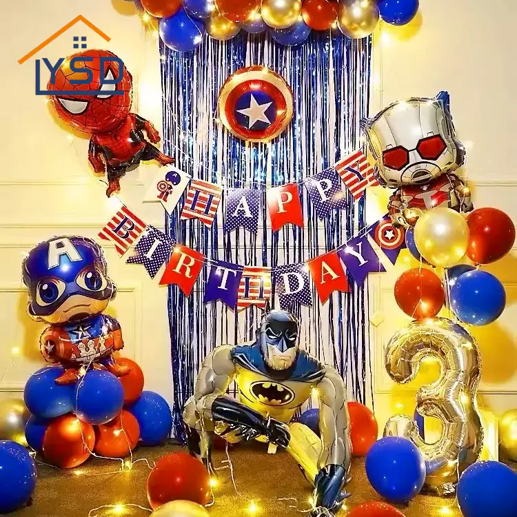 Globo de aluminio de feliz cumpleaños de los niños