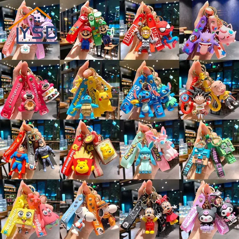 Llavero de dibujos animados