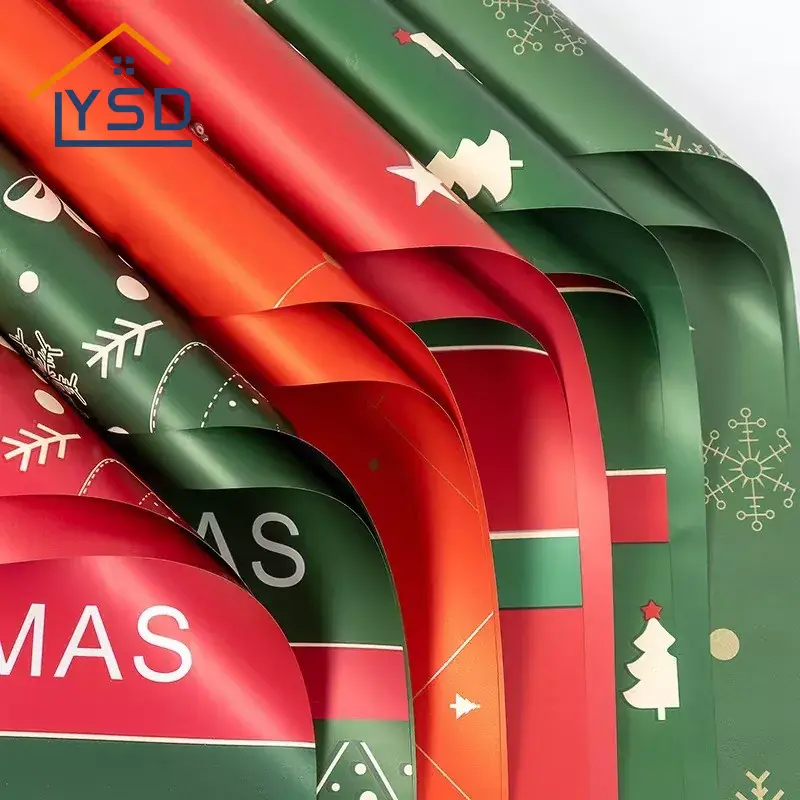 Papel de regalo navideño