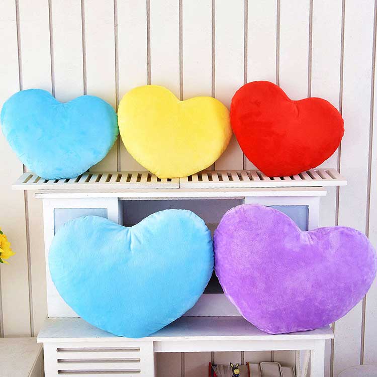Peluche en forma de corazón