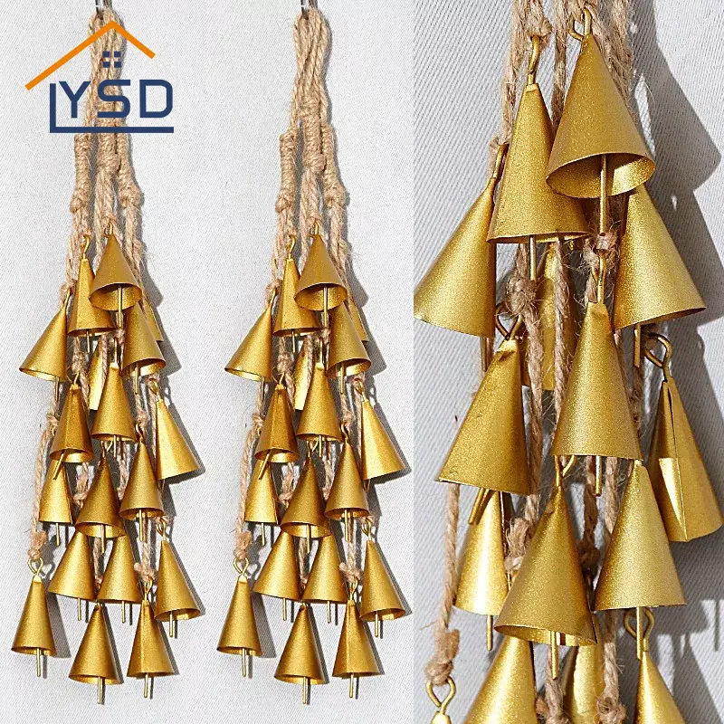 Campana de bruja de cuerda de cáñamo