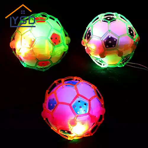 Fútbol de baile con luces