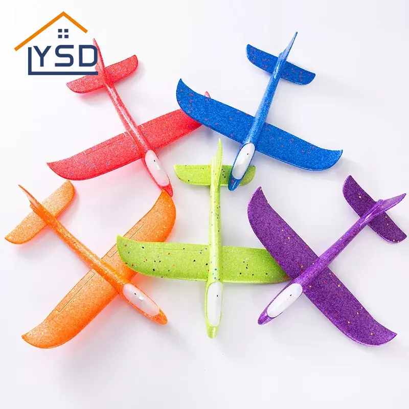 Avión iluminado para lanzar manos