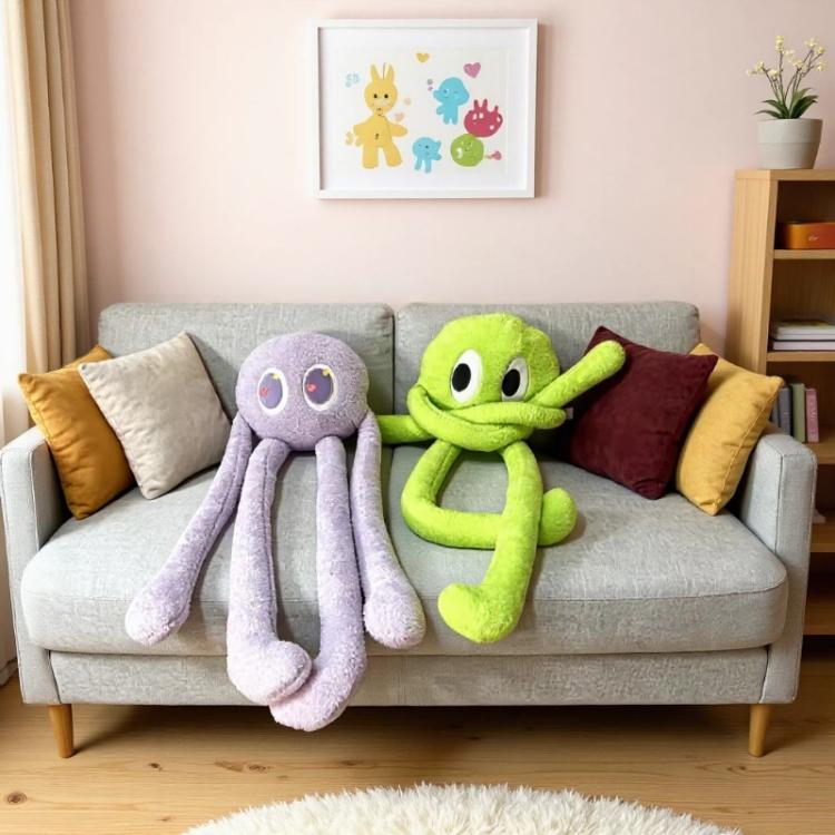 Peluche de pulpo de patas largas