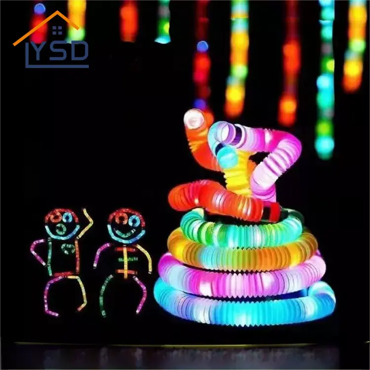 Tubo telescópico de color luminoso