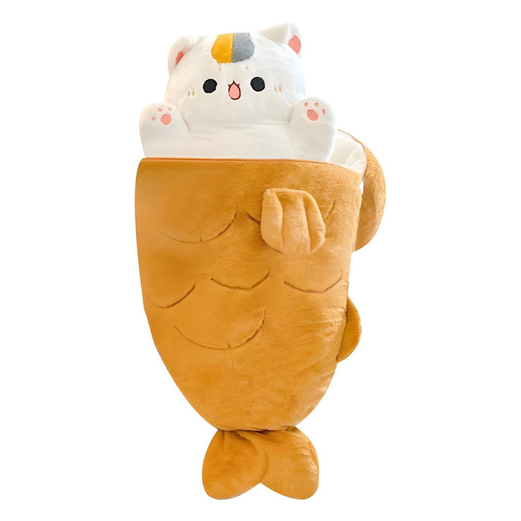 Almohada oculta de gato Taiyaki