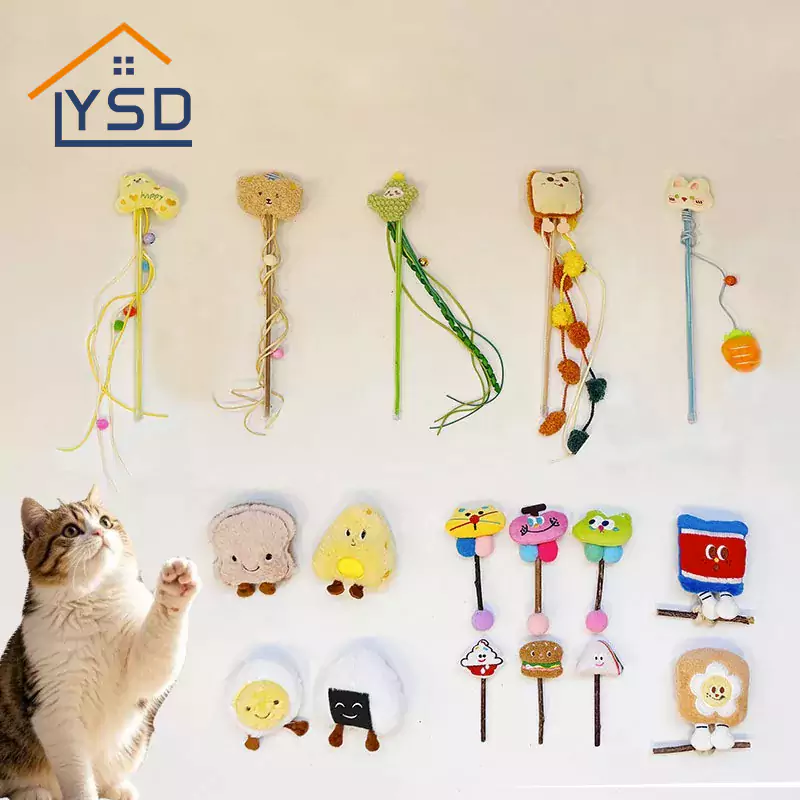 El teaser de gato de juguete gato