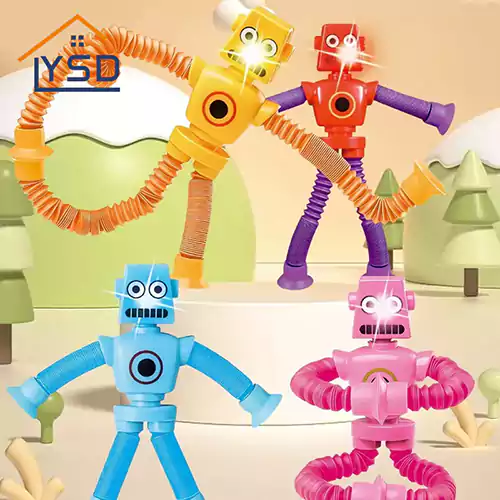 Juguete de tubo telescópico de descompresión versátil