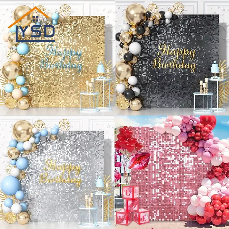 Fiesta de boda productos calientes pared brillo